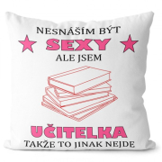 Polštář Sexy učitelka