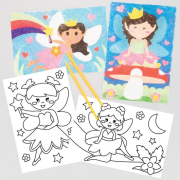 Obrázky víly pískování (8ks) AT538