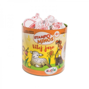 Dětská razítka s příběhem Aladine Stampo MINOS 43 ks - Jaro a Velikonoce