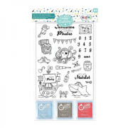 Dětská razítka Aladine Stampo BIRTHDAY - Piráti