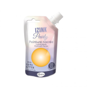 Perleťová barva Aladine Izink Pearly 80 ml - golden glow zlatá