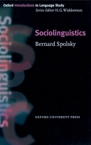 Oxford Introductions to Language Study Sociolinguistics