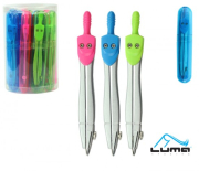 Kružítko kovové Neon Luma mix