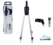 Kružítko kovové s kloubem v krabičce Luma