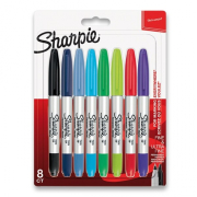 Permanentní popisovač Sharpie Twin Tip sada 8 barev