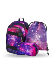 baagl set 3 Galaxy: aktovka, penál, sáček