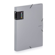 Krabice PP s gumou A4 Pastelini šedá