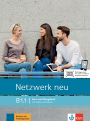 Netzwerk neu B1.1 – Hybride Ausgabe – Kursb./Übungsbuch + MP3/Video allango.net + Lizenz (24 Monate) B1NěmčinaStřední školy